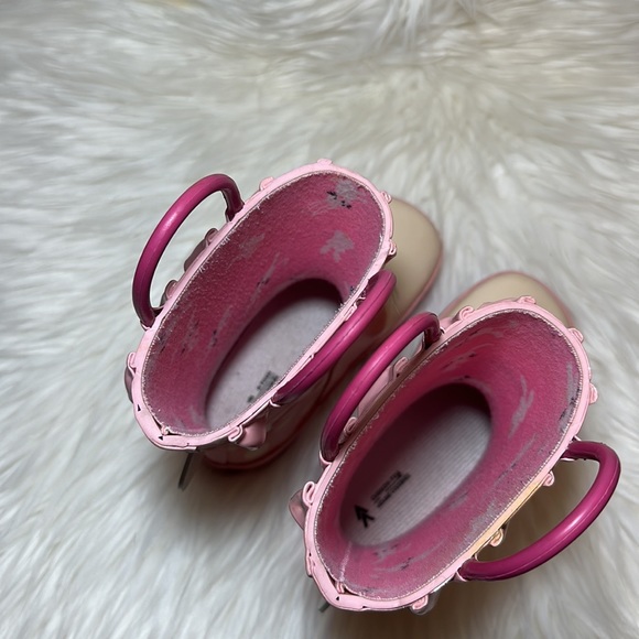 Cute Pink Cat Boots Size 8 - Picture 4 of 5